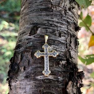 10k Gold cross pendant
